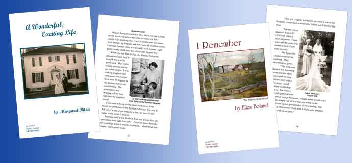 Samples of life story books